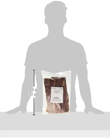 GigaBite 12 Inch Beef Gullet Jerky Strips (20 Pack) - All Natural, Free Range Beef Esophagus Taffy Dog Treat by Best Pet Supplies