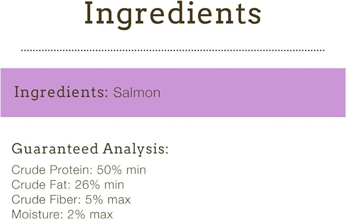 Herbsmith Sassy Cat Treats Real Fish - Freeze Dried Salmon Treats - All Natural Treats for Cats - Limited Ingredient Cat Treat - 1.25oz.