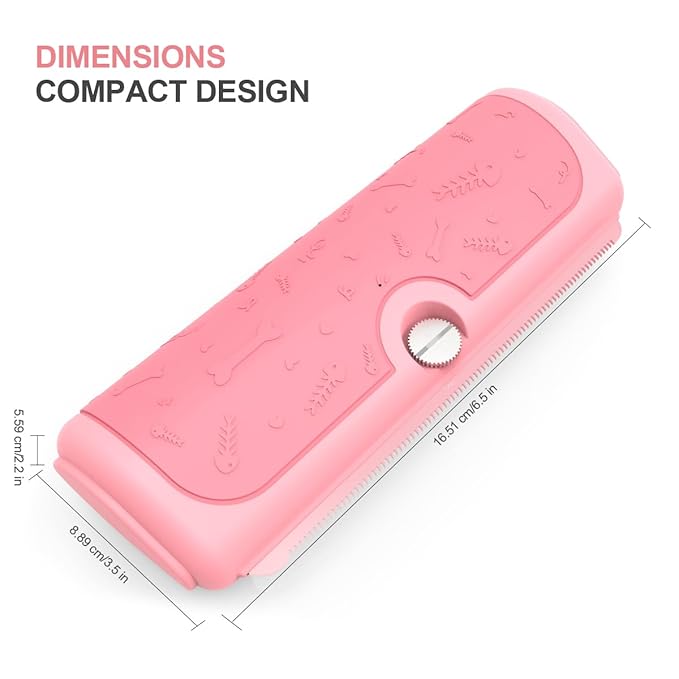 Professional Deshedding Brush for Pets – Grooming Brush for Dogs, Cats & Horses – Shedding Control Comb to Reduce Pet Hair – Ergonomic, Easy Clean Pet Hair Remover Tool