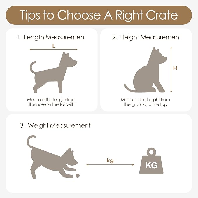 Dog Crate Furniture for Dogs - 42inch Large Dog Crate Sideboard and TV Stand, Solid Wood Chew-Proof and Silent Latches Design for Large and Medium Dogs, Wood Dog Kennel-(White+Natural)