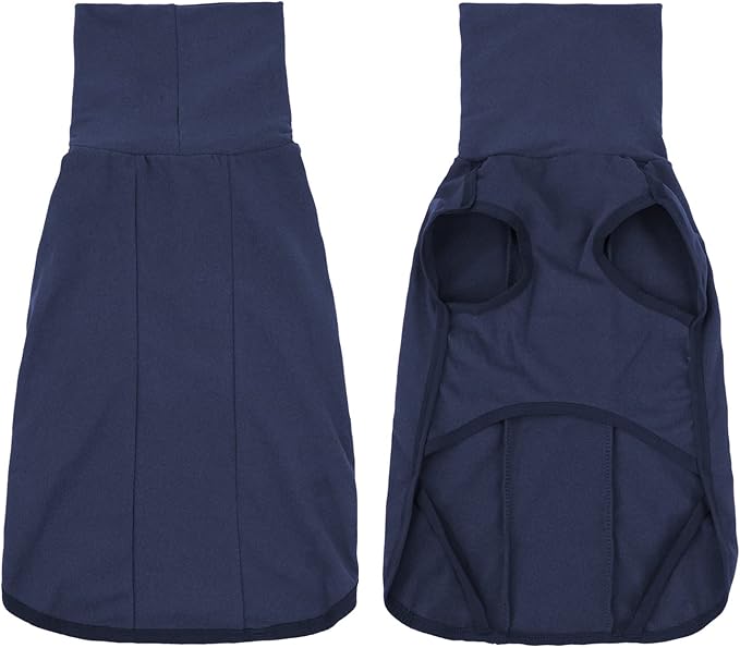 Dog Sweater Pullover Cold Weather Vest for Dogs Dog Sweatshirt & Jacket for Indoor and Outdoor Use (X-Large, Navy Blue)