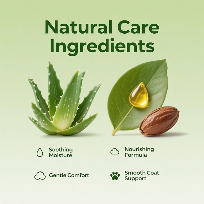 WLP Pet Glove Wipes for Dogs & Cats, Cleaning Deodorizing Hypoallergenic Hydrating Grooming Wipes, Individually Wrapped, Enriched with Aloe & Jojoba Oil for Daily Care, Traveling (6 PCS)