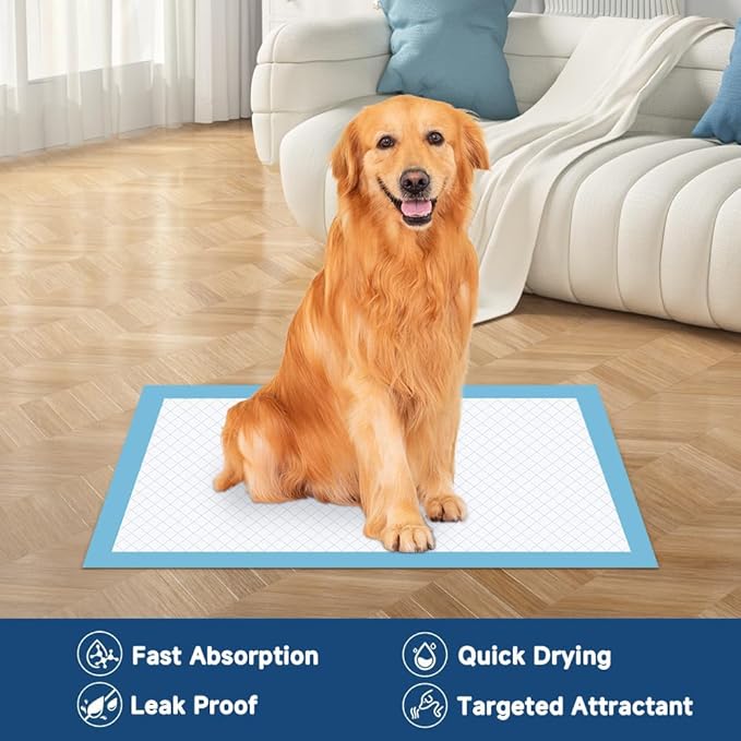 Quilocare 100PCS 28” x 34” Puppy Pads