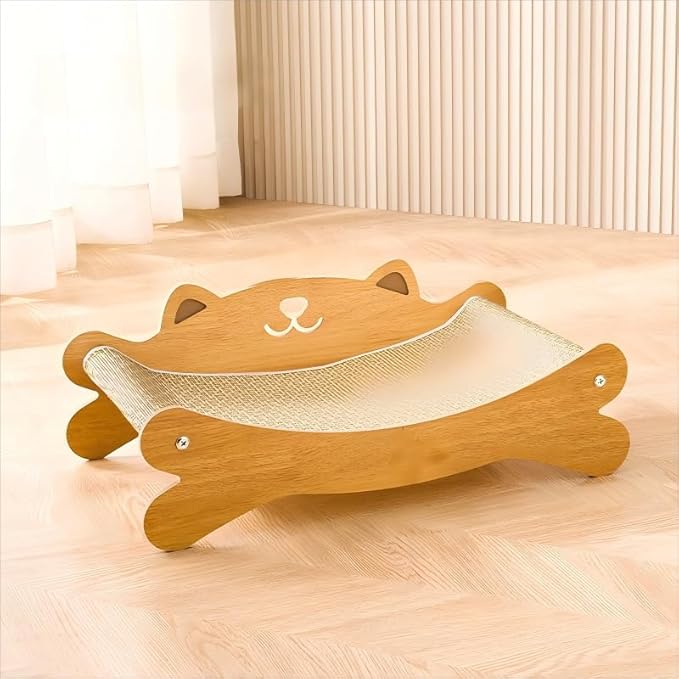 Cat Scratcher,Scratching Post,Hammocks,Wooden Cat Beds & Furniture are Sturdy and Durable for All Types of Cats to Play and Relax Indoors
