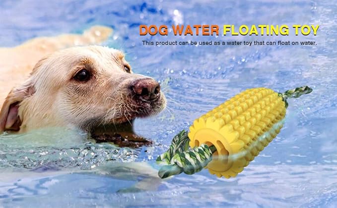 Dog Chew Toys, Puppy Toothbrush Clean Teeth Interactive Corn Toys, Dog Toys Aggressive Chewers Medium Large Breed