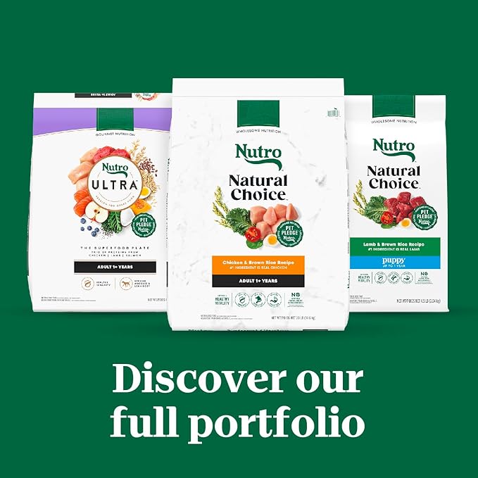 Nutro Natural Choice Adult Dry Dog Food, Chicken and Brown Rice Recipe, 13 lbs.