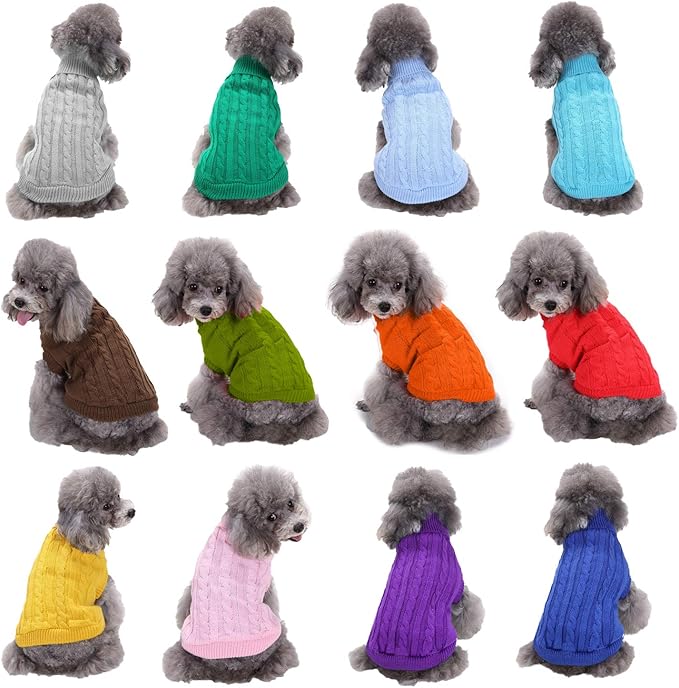 Dog Sweater, Warm & Soft, Medium (Chest 16-18 inches), Pink, Classic Turtleneck, Machine Washable, Winter, Unisex, Solid, Holiday