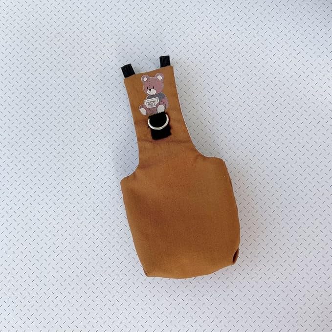 Bird Diaper Harness Flight Suit Clothes, Parrot Flight Suit with Leash for Parrot, Bird Flying Clothes with Rope and Handle for Outdoor Activities Training (Without Leash,Lovebird)