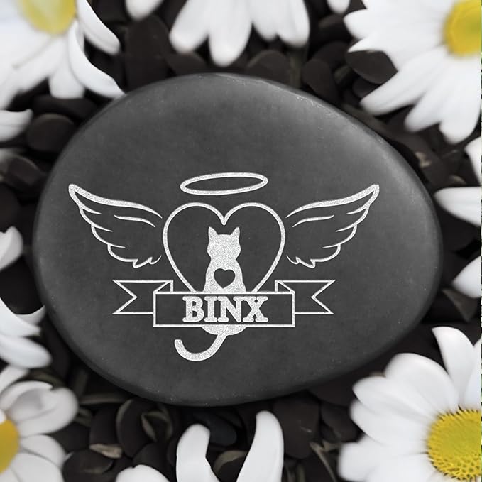 Cat Loss Stone, Pet Memorial Stones for Cats, Cat Sympathy Gifts, Loss of Cat Gift, Pet Loss Gifts, Cat Condolence Gift, Cat Memorial Gifts, Cat Keepsake Memorial, Cat Bereavement Gifts