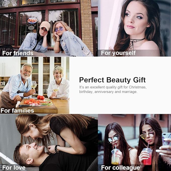 Manicure Set Professional Nail Clippers Kit Pedicure Care Tools- Stainless Steel Women Grooming Kit 12Pcs for Travel or Home (Gold)