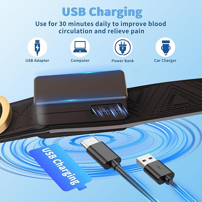 Red Light Therapy Collar for Dog, 660nm & 810nm & 980nm Infrared Red Light Vet Therapy Device for Pet, Cold Laser Therapy Device for Dog Tissue Repair, Pain Relief Arthritis, Promote Blood Circulation