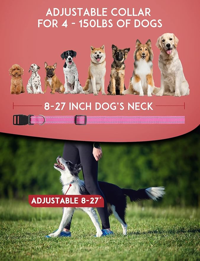 PaiPaitek Replacement Collar for Shock Collar, Compatible with Patpet, Sportdog, Garmin, Dogtra, Delupet, Bousnic, Petspy, Nbju, Invisible Fence Dog Collar Replacement Strap