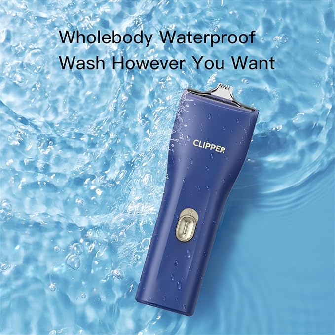 2 in 1 Prowerful Home Professional Dog Grooming Kit Clipper Low Noise USB Rechargeable Gifts for Dog Cat Blue,MTS006