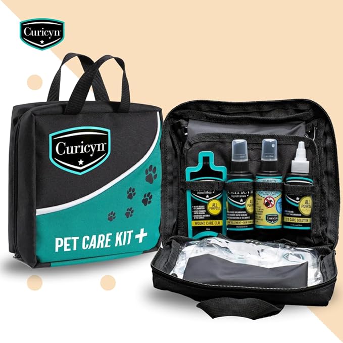 35 Piece Pet First Aid Kit - Animal Care Kit with Medical & Emergency Supplies for Dogs, Cats, & Small Animals - Compact Travel-Ready Bag for Home, Outdoor, Car & Adventure Use