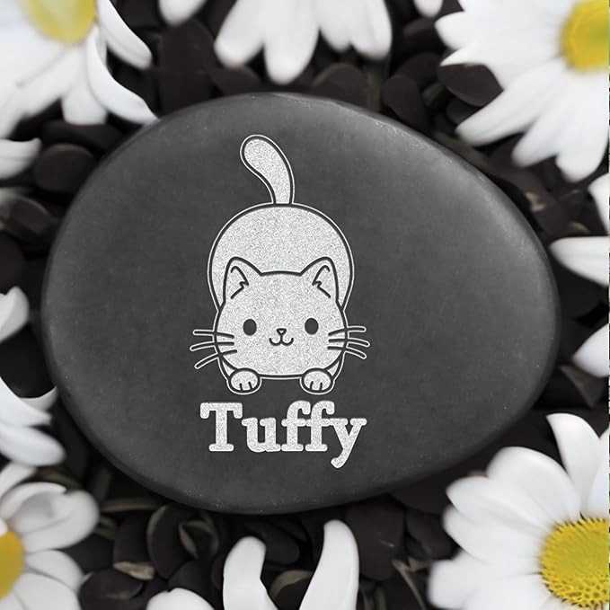 Cat Loss Stone, Personalized Cat Memorial Stone, Loss of Cat Sympathy Gift, Pet Memorial Gifts for Cats, Cat Condolence Gift, Cat Memorial Gifts, Cat Loss Keepsake, Cat Bereavement Gifts