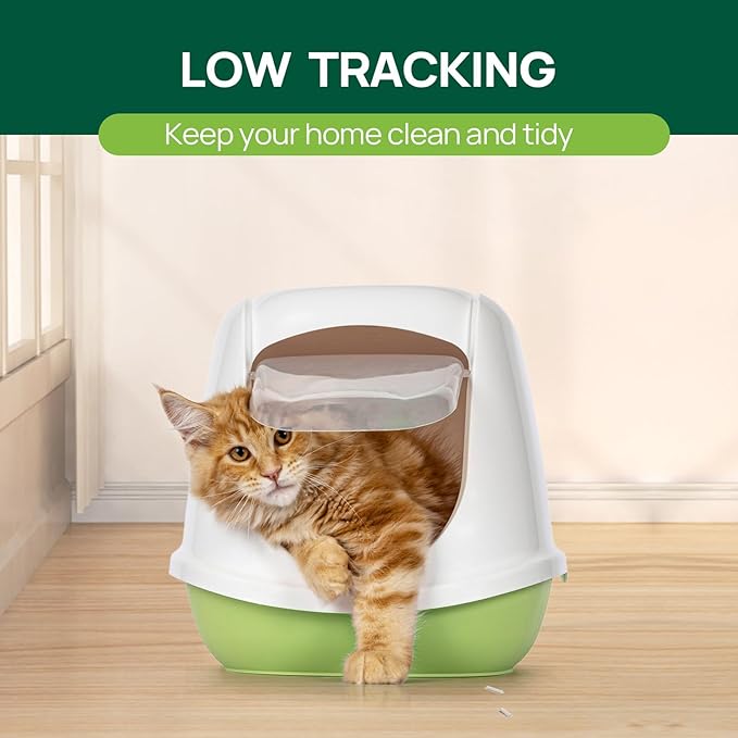 18lbs Tofu Cat Litter Clumping, Flushable, Dust-Free, Low Tracking, Lightweight, Ultra Absorbent and Fast Drying, 100% Natural Pea Husk Kitty Litter Solubility in Water, (9lbs×2bags)