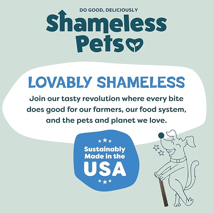 Shameless Pets Dental Treats for Dogs, Variety (3-Pack) - Healthy Sticks for Teeth Cleaning & Fresh Breath - Dog Bones Dental Chews Free from Grain, Corn & Soy