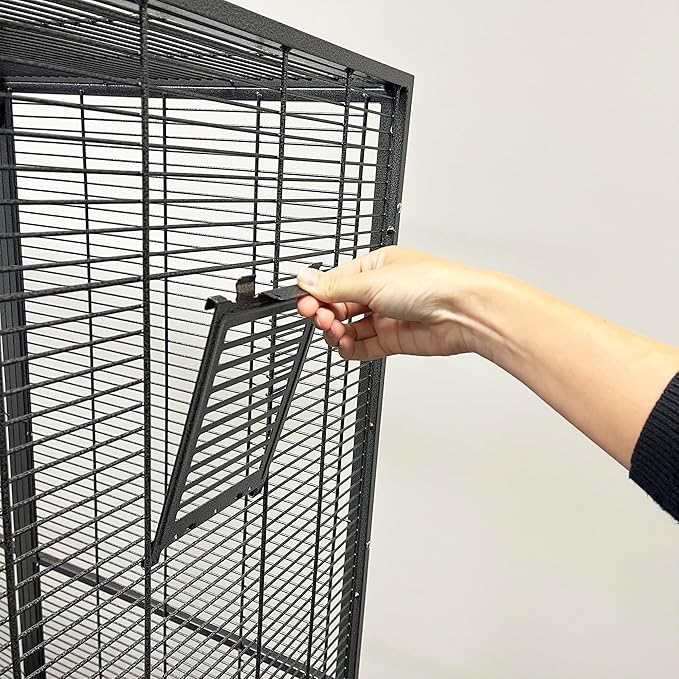 Borneo Small Animal Cage - for Sugar Gliders, Squirrels, Marmosets & Other Small Pets (Cage + Add-On + Shelf & Ladder Set + Expander Set)