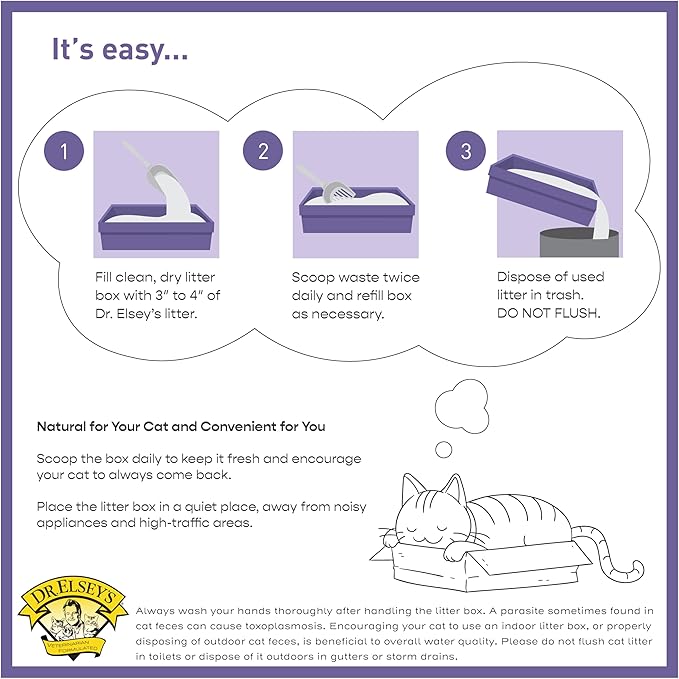 Dr. Elsey's Crystal Attract Silica Cat Litter, 8lbs