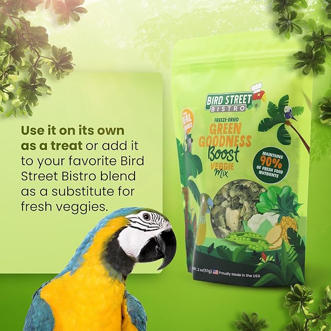 Parrot Food - Parakeet & Cockatiel Food - Cooks in 3-15 min with Natural & Organic Grains, Legumes, Non-GMO Fruits, Vegetables & Health Spices