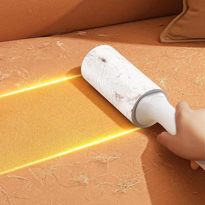 Extra Sticky Lint Roller for Pet Hairs, 600 Sheets Lint Rollers with Tough Paper, Ideal for Dog and Cat Hair Removal, Lint Rollers Mega Value Set for Clothes, Carpet & Dust Cleaning