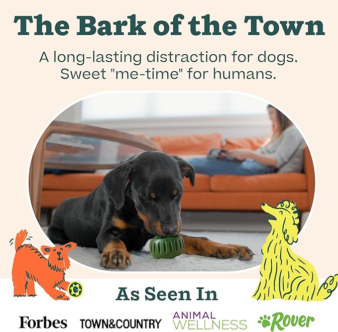 WOOF Starter Pack - Interactive Dog Toys for Boredom - Dog Treat Molds Silicone - Chicken-Flavored Healthy Treats for Dogs - Pupsicle Doggy Enrichment Toy - for Small Pups - 10-25 lbs