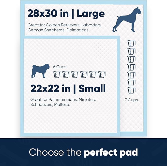 American Kennel Club Scented Puppy Training Pads with Ultra Absorbent Quick Dry Gel – 22 x 22 Pee Pads For Dogs - Lemon Scented - 100 Count