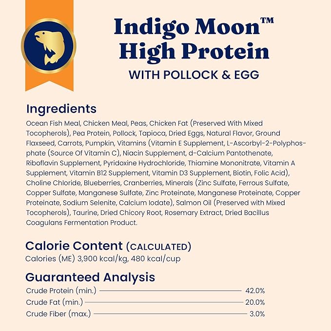 Solid Gold High Protein Dry Cat Food - Grain Free & Gluten Free Alaskan Pollock Cat Dry Food w/Probiotics for Gut Health & Digestion - High Fiber & Omega 3 - Low Carb Superfood Kibble - All Ages-12LB