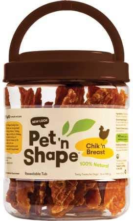 Pet 'n Shape Chik 'n Breast Jerky Dog Treats - 1 Pound