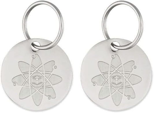 Natural Flea & Tick Repellent Collar Tag for Dogs & Cats – BioPower Pet Shield – Safe for Pets When Used as Directed – Lasts 1 Full Year - Regular Tag (2 Pack)