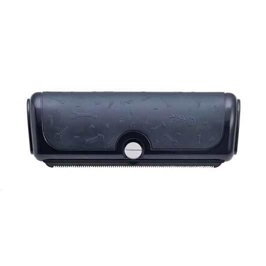 Effective Deshedding Dog Brush for Shedding Control – Gentle Grooming Tool for Dogs, Cats & Horses – Ergonomic Handle for Comfortable Fur Care – Ideal for Short & Long Hair(Black)