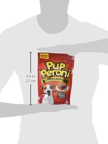 Pup-Peroni Filet Mignon & Bacon Flavor Dog Treats, 5.6 Ounce (Pack of 8)