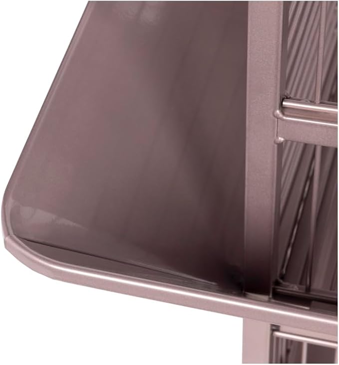 Retro Renaissance Iron Select Bird Cage with Elegant Design, Durable Construction, Easy-Clean Tray Blush