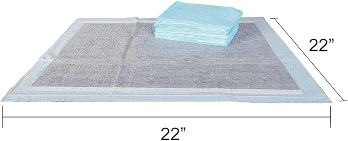 BV Charcoal Puppy Pads 600 Count 22"x22" - Leak-Proof Pee Pads for Dogs with 6-Layer Absorbent Design & Built-in Attractant - Dog Pad with Charcoal for Odor Control, Perfect for Puppies & Senior Dogs