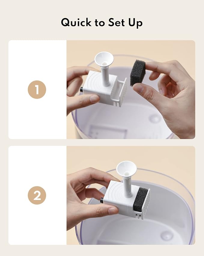 Homerunpet Cat Water Fountain Wireless Pump 3rd Compatible with Model WF20&CF20