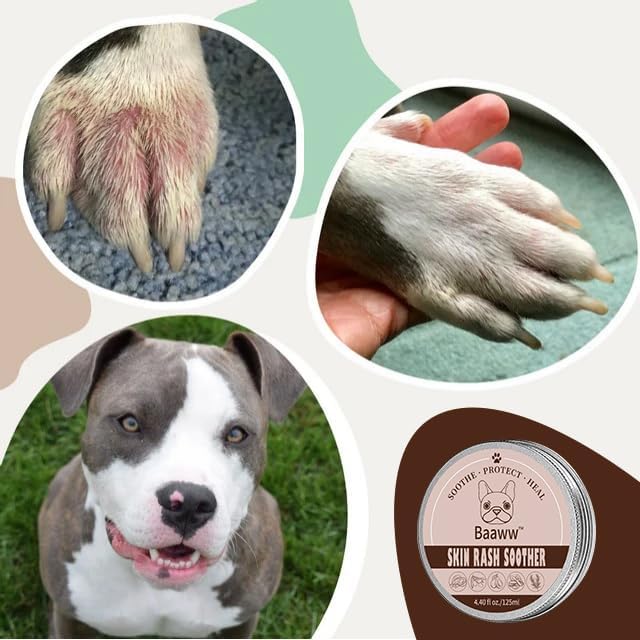 Dog Skin Irritation Treatment - Hot Spot Soother Skin Treatment for Dogs, Anti-Itch Lotion, Allergy Relief & All-Natural Rash Cream for Dogs - Soothing Relief for Dry, Itchy Coat - Cream 125ml