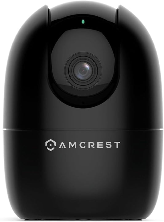 Amcrest 1080P WiFi Camera Indoor, Nanny Cam, Dog Camera, Sound & Baby Monitor, Human & Pet Detection, Motion-Tracking, 2.4Ghz Only, Pan/Tilt Wireless IP Camera, Night Vision, Smart Home ASH21-B