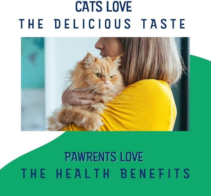 Lickable Cat Treats - Vitality Chicken Puree Squeeze Tubes with Lysine, Taurine & Beta Glucan | Immune Support for Indoor Cats (12 Pack)