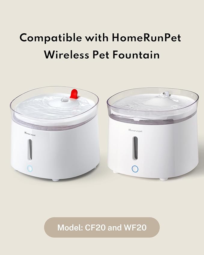 Homerunpet Pet Water Fountain Cleaning Kit, Brush and Tweezers, Fit Most Pet Water Fountains