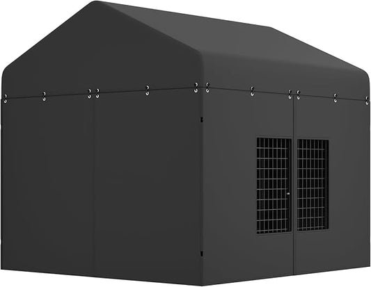 Outdoor Dog Kennel Cover 79" W x 79" D x 72.5" H