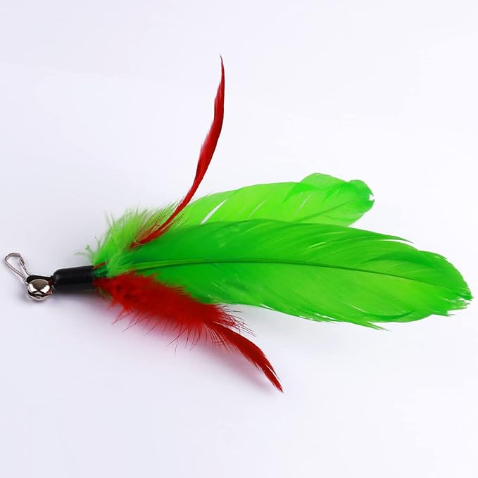 ChunlongFour Cat Accessories for Indoor Cats Simulation Bird Interactive Cat Toys String Toy 7pcs Cat Toy Replacements Cat Stuff Various Sets Cat Feather Toys