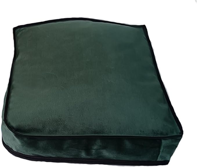 Washable Cat Bed Rabbit and Hamster Bed with Soft Velvet for Sleeping(14.9" L x 11.8" W x 2.5" Th)