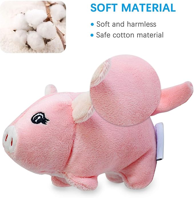 LEGEND SANDY Squeaky Plush Dog Toy 6 Pack for Puppy, Small Stuffed Puppy Chew Dog Toys Bulk with Squeakers, Cute Soft Pet Toy for Small Medium Size Dogs