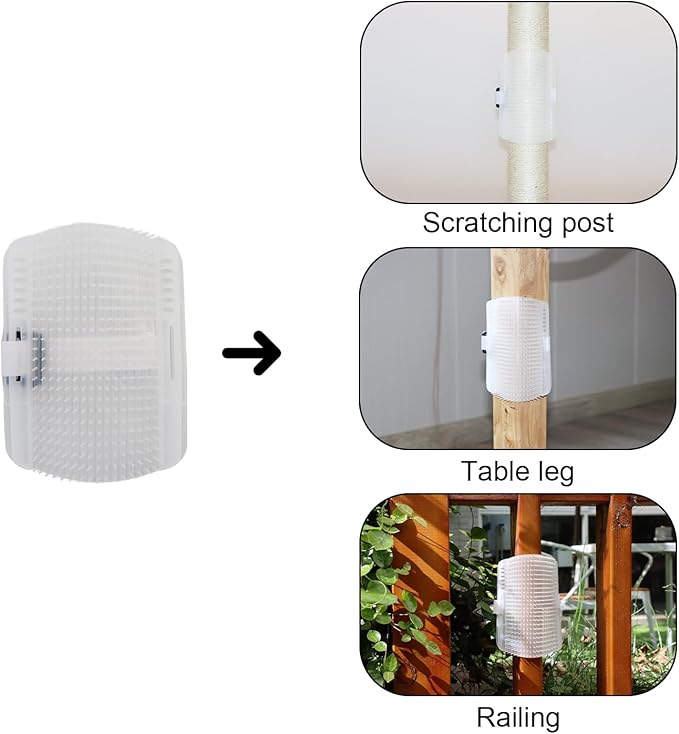 PEEKAB Cat Scratching Post 33 Inches Tall Large Sisal Scratch Posts with Track Ball Toys for Indoor Cats and Kittens,Vertical Scratcher Toy Beige