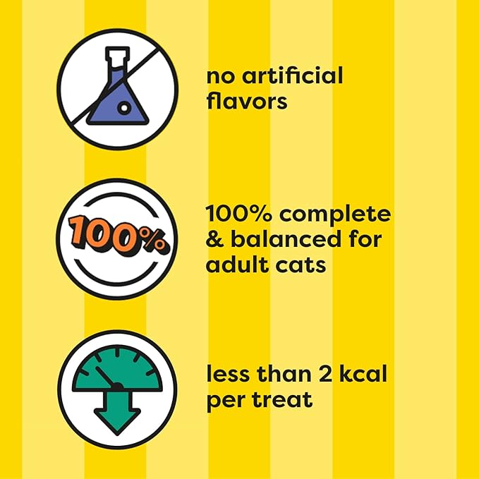 Temptations Classic Crunchy and Soft Cat Treats, Savory Salmon Flavor, 3 oz. Pouch (Pack of 12)