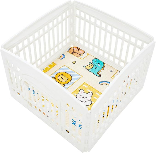 PJYuCien Washable Dog Playpen Mat, 36”x 36”, Leak-Proof Reusable Puppy Pee Pads, Non-Slip Pee Mat for Whelping Pads, Crate, Potty Training, Puppy Playpen (Note: Mat Only, Playpen Not Included)