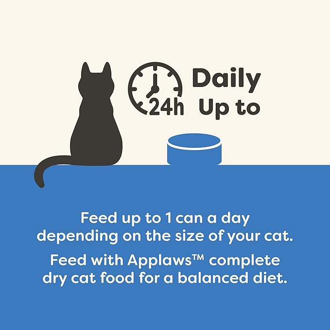 Applaws Natural Wet Cat Food in Gravy, Limited and Natural Ingredients, High Protein with No Artificial Additives, Fish Selection in Gravy (12 x 5.5oz Cans)