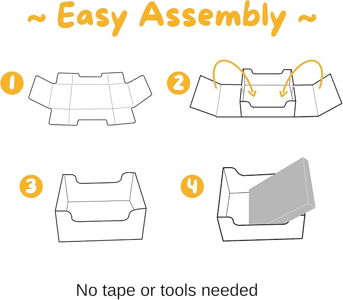 HIDE & SCRATCH Cat Scratcher Box and Cat Bed with Refillable Double-Sided Cardboard Scratch Pad for Indoor Cats (2 Cat Pack)