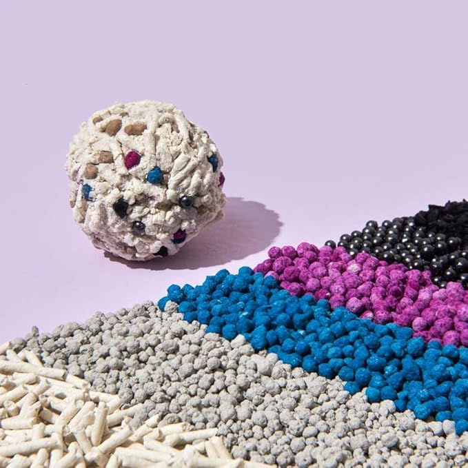 Tofu Cat Litter Natural Clumping Tofu Cat Litter 5.5lb/88oz 5 Scents (Watermelon + Mixed, 2 Pack)