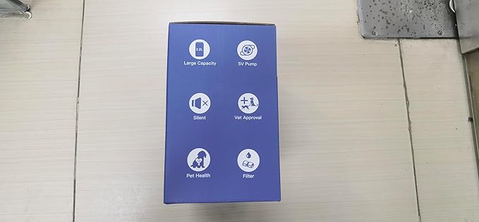 Cat Water Fountain Stainless Steel: 74oz/2.2L Cat Fountain for Drinking - Pet Water Fountain for Cats Inside - Quiet Cats Water Bowl Dispenser - Kitty Drinking Fountains - for Pets& Small Animals